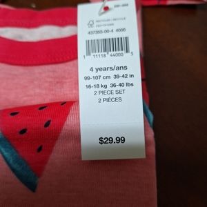 Pajama 4 years BabyGap Pink New w/tags